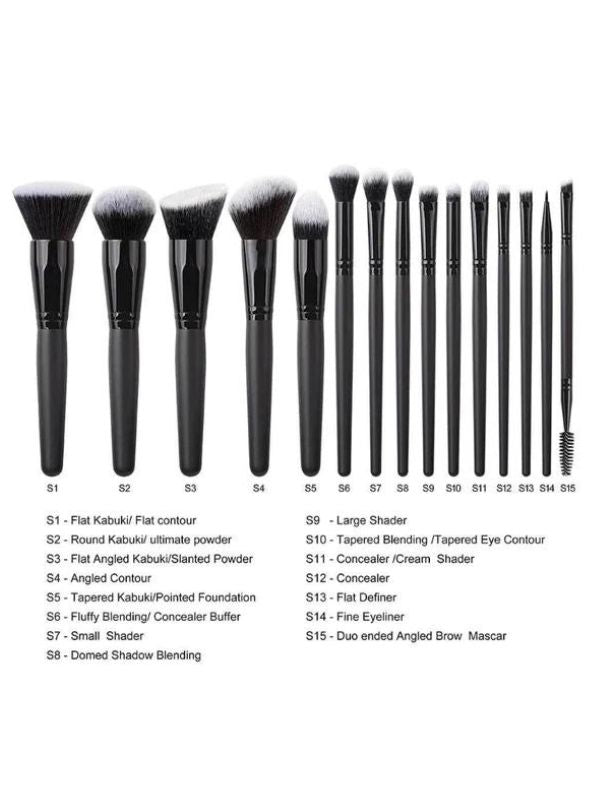 BRUSH Make up Brush Kit (15PCS) 0010
